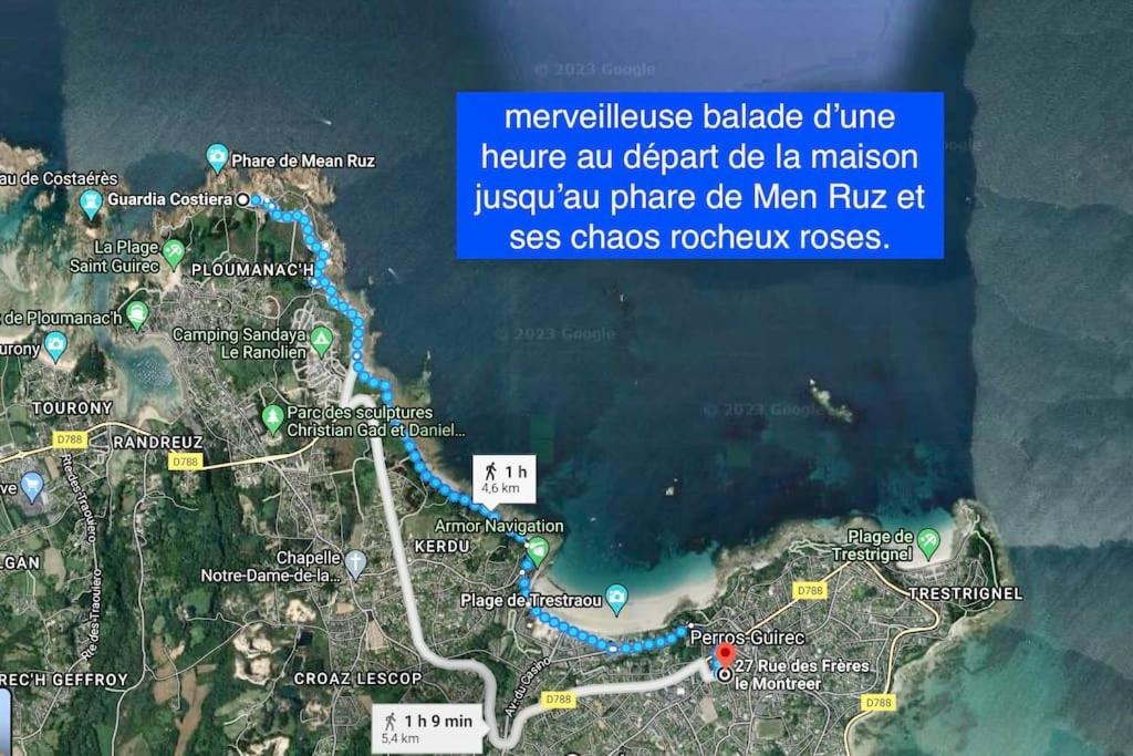 Maison Perros-Guirec 2 Chambres, Plages Et Centre Ville. 6 Pers. 外观 照片